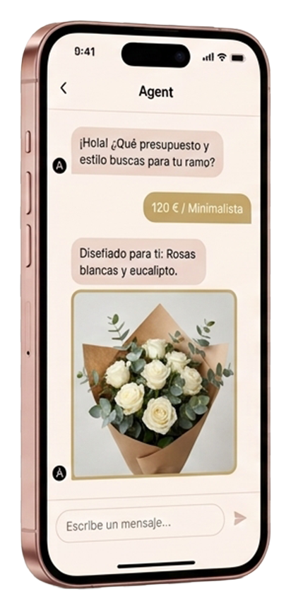 Transform floral sales with generative and conversational AI.